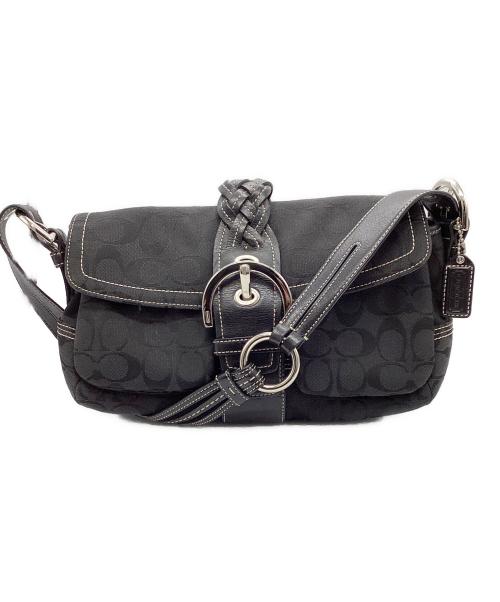 COACH（コーチ）COACH (コーチ) ワンショルダーバッグ ブラックの古着・服飾アイテム