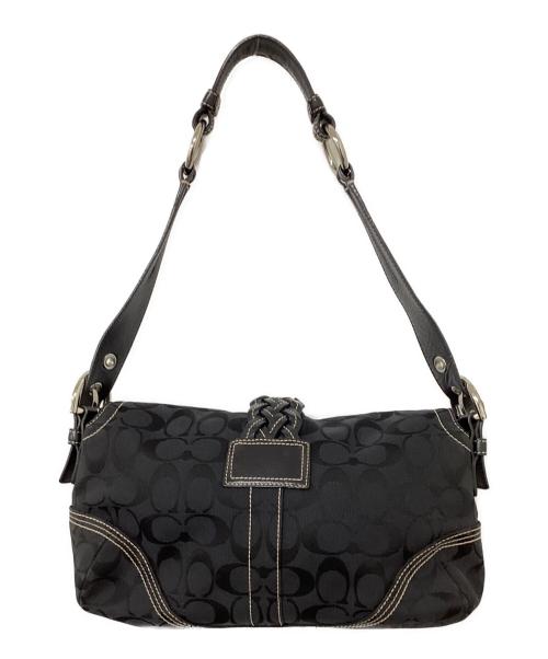 COACH（コーチ）COACH (コーチ) ワンショルダーバッグ ブラックの古着・服飾アイテム
