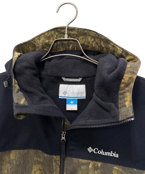 Columbia（コロンビア）Columbia (コロンビア) フーディーブルゾン カーキ×ブラック サイズ:Mの古着・服飾アイテム