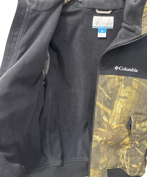 Columbia（コロンビア）Columbia (コロンビア) フーディーブルゾン カーキ×ブラック サイズ:Mの古着・服飾アイテム