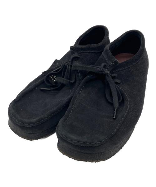 CLARKS（クラークス）CLARKS (クラークス) モカシンシューズ ブラック サイズ:27.5cmの古着・服飾アイテム