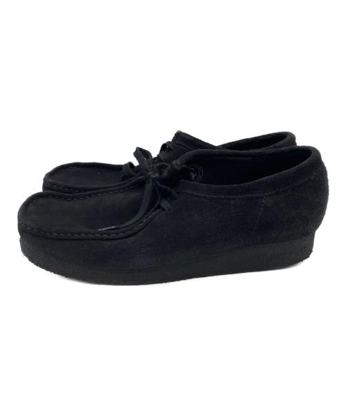 CLARKS（クラークス）CLARKS (クラークス) モカシンシューズ ブラック サイズ:27.5cmの古着・服飾アイテム