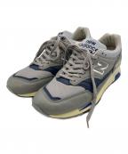 NEW BALANCEニューバランス）の古着「スニーカー」｜グレー×ネイビー