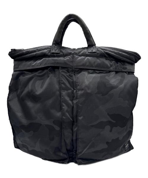 PORTER（ポーター）PORTER (ポーター) 2WAYヘルメットバッグ ブラック×グレーの古着・服飾アイテム