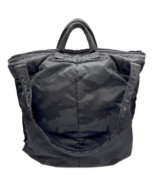 PORTER（ポーター）PORTER (ポーター) 2WAYヘルメットバッグ ブラック×グレーの古着・服飾アイテム