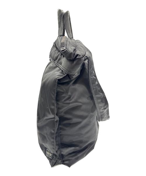 PORTER（ポーター）PORTER (ポーター) 2WAYヘルメットバッグ ブラック×グレーの古着・服飾アイテム