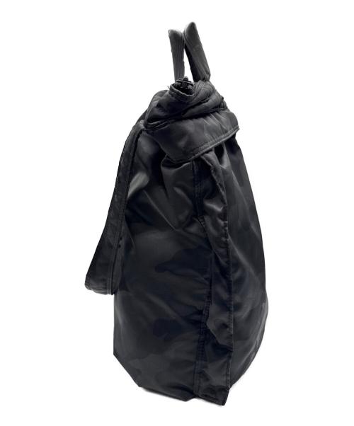 PORTER（ポーター）PORTER (ポーター) 2WAYヘルメットバッグ ブラック×グレーの古着・服飾アイテム
