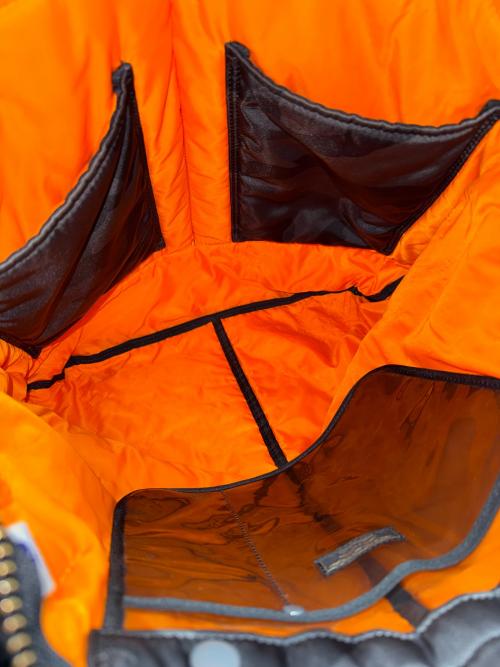 PORTER（ポーター）PORTER (ポーター) 2WAYヘルメットバッグ ブラック×グレーの古着・服飾アイテム