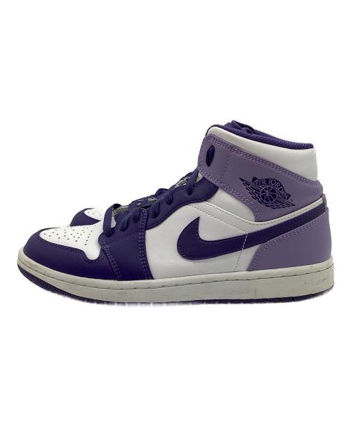 NIKE（ナイキ）NIKE (ナイキ) Air Jordan 1 Mid Sky J Purple ホワイト×パー サイズ:US8.5の古着・服飾アイテム