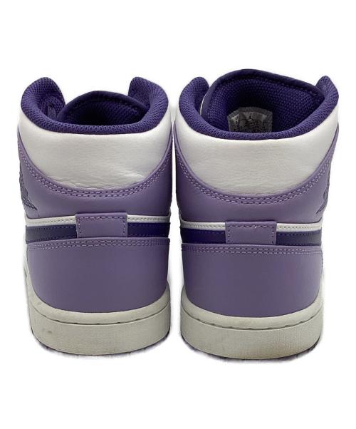 NIKE（ナイキ）NIKE (ナイキ) Air Jordan 1 Mid Sky J Purple ホワイト×パー サイズ:US8.5の古着・服飾アイテム