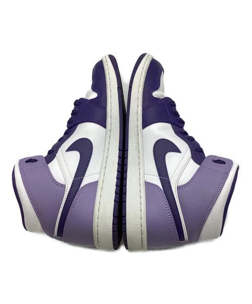 NIKE（ナイキ）NIKE (ナイキ) Air Jordan 1 Mid Sky J Purple ホワイト×パー サイズ:US8.5の古着・服飾アイテム