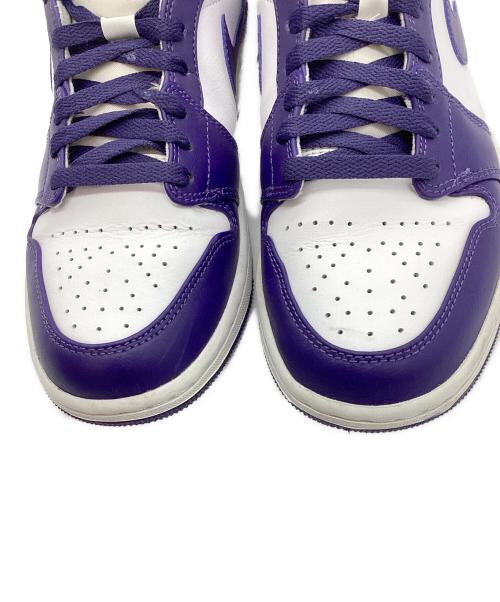NIKE（ナイキ）NIKE (ナイキ) Air Jordan 1 Mid Sky J Purple ホワイト×パー サイズ:US8.5の古着・服飾アイテム
