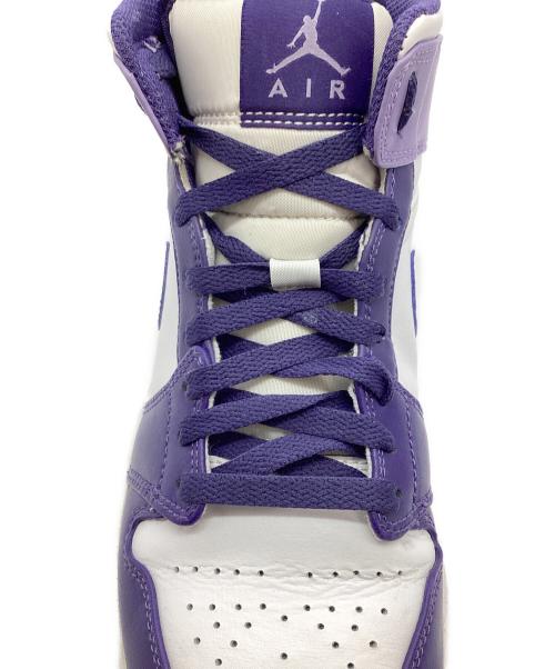 NIKE（ナイキ）NIKE (ナイキ) Air Jordan 1 Mid Sky J Purple ホワイト×パー サイズ:US8.5の古着・服飾アイテム