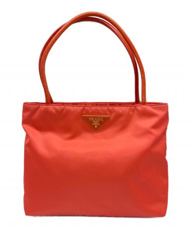 中古・古着通販】PRADA (プラダ) ナイロントートバッグ レッド
