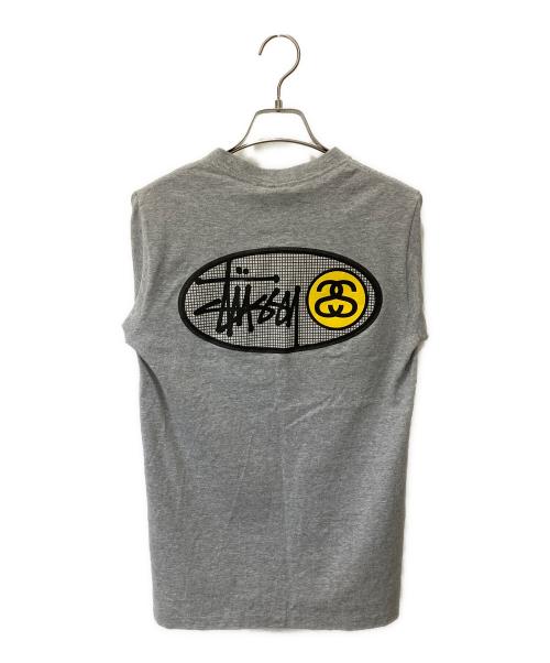 stussy（ステューシー）stussy (ステューシー) 半袖カットソー ライトグレー サイズ:Sの古着・服飾アイテム