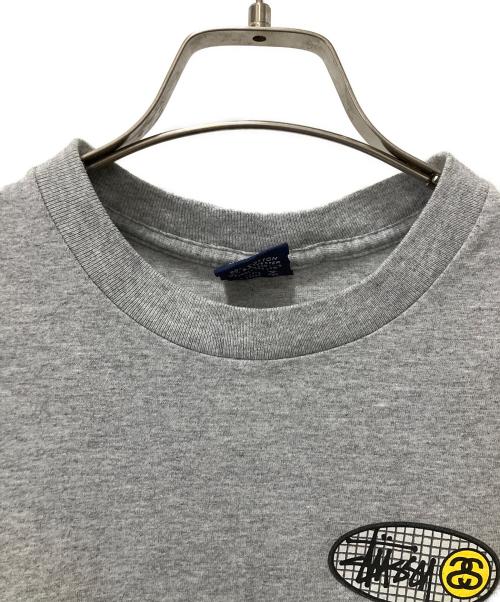 stussy（ステューシー）stussy (ステューシー) 半袖カットソー ライトグレー サイズ:Sの古着・服飾アイテム