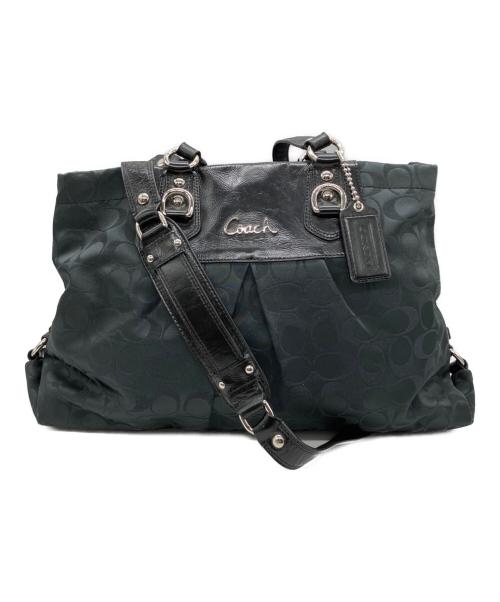 COACH（コーチ）COACH (コーチ) 2WAYバッグ ブラックの古着・服飾アイテム