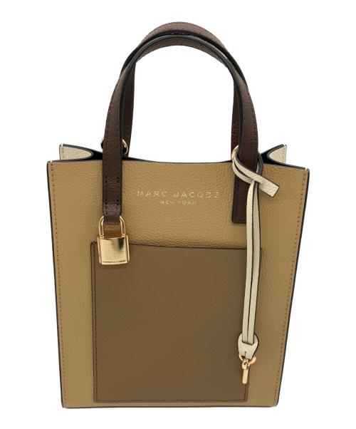 MARC JACOBS（マークジェイコブス）MARC JACOBS (マークジェイコブス) 2WAYショルダーバッグ ブラウン×ベージュの古着・服飾アイテム