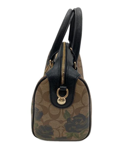 COACH（コーチ）COACH (コーチ) 2WAYバッグ ブラック×ブラウンの古着・服飾アイテム