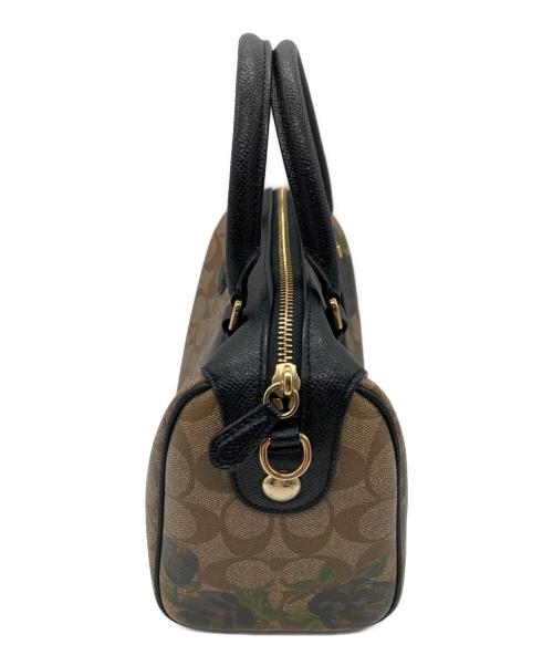 COACH（コーチ）COACH (コーチ) 2WAYバッグ ブラック×ブラウンの古着・服飾アイテム