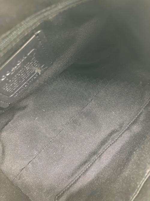 COACH（コーチ）COACH (コーチ) 2WAYバッグ ブラック×ブラウンの古着・服飾アイテム