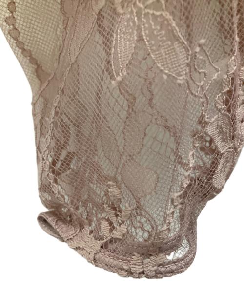 Snidel（スナイデル）Snidel (スナイデル) パフレースドレス ピンク サイズ:FREEの古着・服飾アイテム