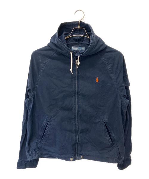 POLO RALPH LAUREN（ポロ・ラルフローレン）POLO RALPH LAUREN (ポロ・ラルフローレン) フーデッドジャケット ネイビー サイズ:XLの古着・服飾アイテム