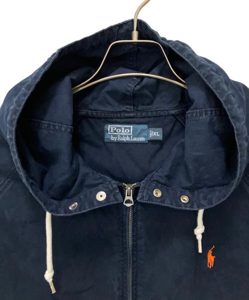 POLO RALPH LAUREN（ポロ・ラルフローレン）POLO RALPH LAUREN (ポロ・ラルフローレン) フーデッドジャケット ネイビー サイズ:XLの古着・服飾アイテム