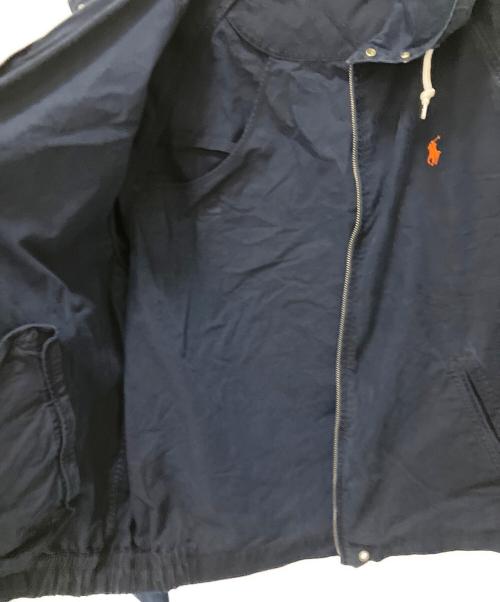 POLO RALPH LAUREN（ポロ・ラルフローレン）POLO RALPH LAUREN (ポロ・ラルフローレン) フーデッドジャケット ネイビー サイズ:XLの古着・服飾アイテム
