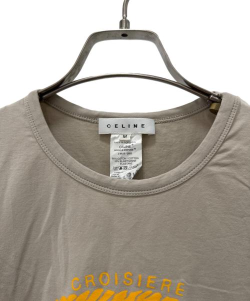 CELINE（セリーヌ）CELINE (セリーヌ) 半袖カットソー ベージュ サイズ:Mの古着・服飾アイテム