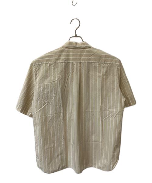 DANTON（ダントン）DANTON (ダントン) 半袖シャツ ホワイト×ベージュ サイズ:Mの古着・服飾アイテム