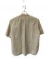 DANTON (ダントン) 半袖シャツ ホワイト×ベージュ サイズ:M：5000円