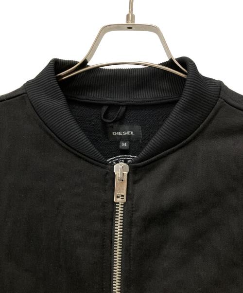 DIESEL（ディーゼル）DIESEL (ディーゼル) トラックジャケット ブラック サイズ:Mの古着・服飾アイテム