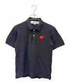 PLAY COMME des GARCONSプレイコムデギャルソン）の古着「ポロシャツ」｜ブラック