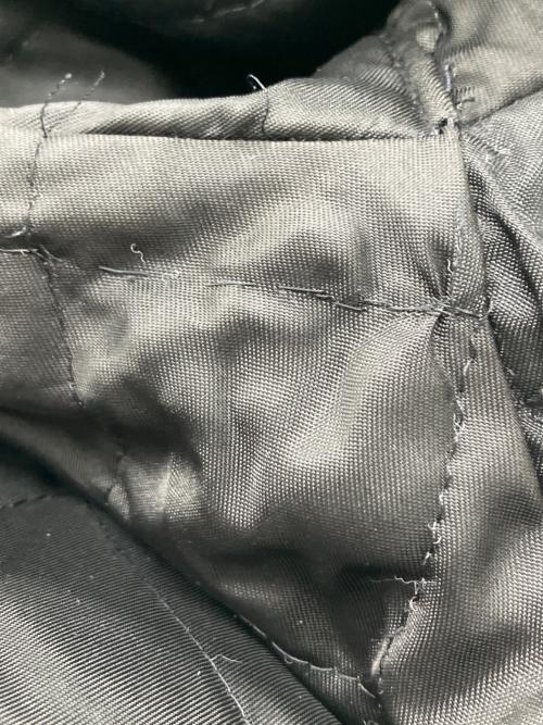 POLO RALPH LAUREN（ポロ・ラルフローレン）POLO RALPH LAUREN (ポロ・ラルフローレン) レザー切替スタジャン ネイビー×ブラウン サイズ:Mの古着・服飾アイテム