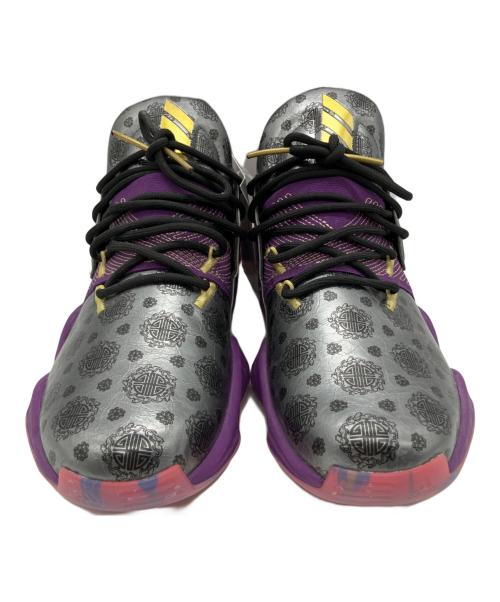 adidas（アディダス）adidas (アディダス) Harden Volume 4 GCA 'Five Generals' グレー×パープル サイズ:27.5cmの古着・服飾アイテム