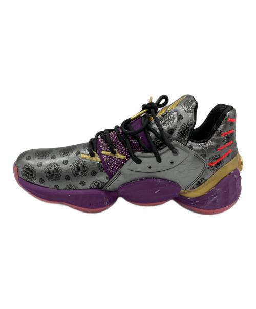 adidas（アディダス）adidas (アディダス) Harden Volume 4 GCA 'Five Generals' グレー×パープル サイズ:27.5cmの古着・服飾アイテム