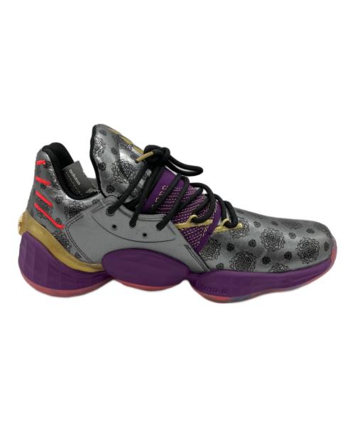 adidas（アディダス）adidas (アディダス) Harden Volume 4 GCA 'Five Generals' グレー×パープル サイズ:27.5cmの古着・服飾アイテム