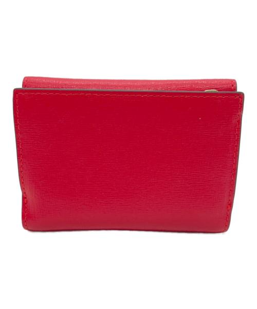 FURLA（フルラ）FURLA (フルラ) バビロンSトリフォールドウォレット レッドの古着・服飾アイテム