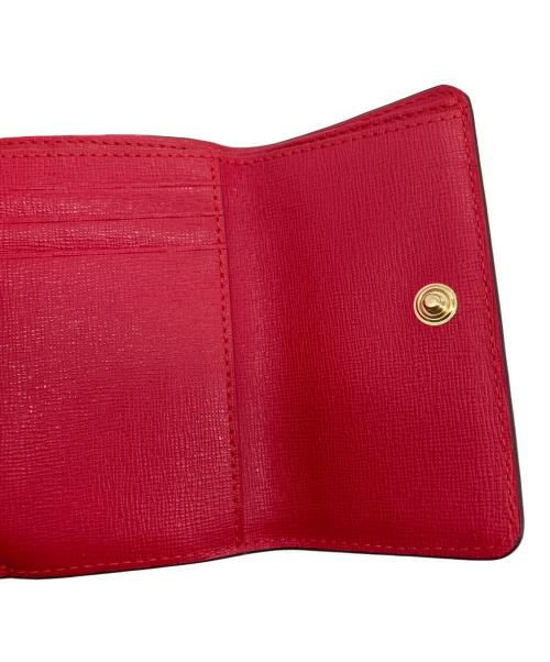 FURLA（フルラ）FURLA (フルラ) バビロンSトリフォールドウォレット レッドの古着・服飾アイテム