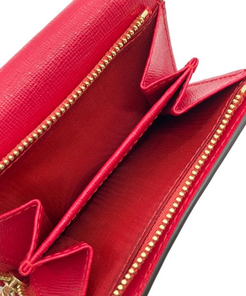 FURLA（フルラ）FURLA (フルラ) バビロンSトリフォールドウォレット レッドの古着・服飾アイテム