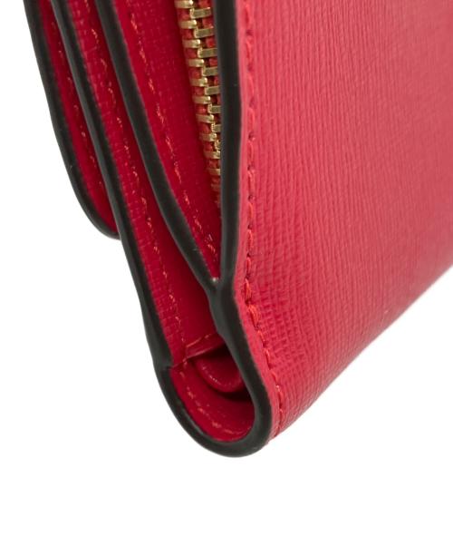 FURLA（フルラ）FURLA (フルラ) バビロンSトリフォールドウォレット レッドの古着・服飾アイテム