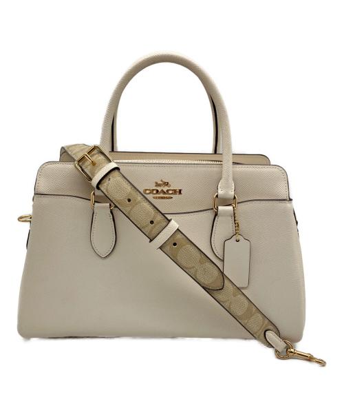 COACH（コーチ）COACH (コーチ) 2WAYバッグ アイボリーの古着・服飾アイテム