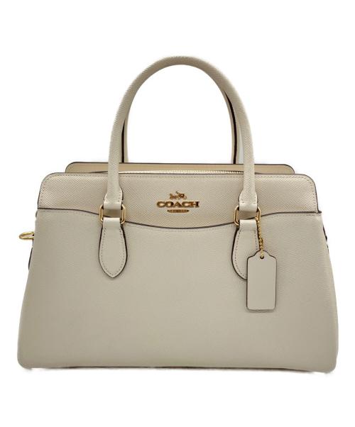 COACH（コーチ）COACH (コーチ) 2WAYバッグ アイボリーの古着・服飾アイテム