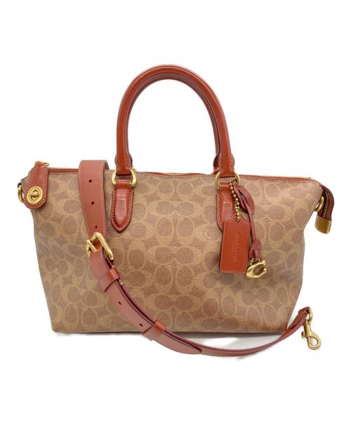 COACH（コーチ）COACH (コーチ) 2WAYバッグ ブラウンの古着・服飾アイテム