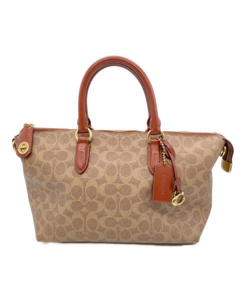 COACH（コーチ）COACH (コーチ) 2WAYバッグ ブラウンの古着・服飾アイテム