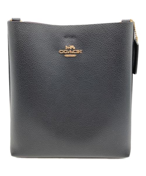 COACH（コーチ）COACH (コーチ) モリー バケット バッグ ブラック×レッドの古着・服飾アイテム