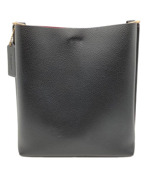 COACH（コーチ）COACH (コーチ) モリー バケット バッグ ブラック×レッドの古着・服飾アイテム