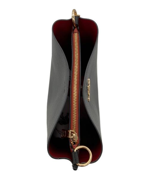 COACH（コーチ）COACH (コーチ) モリー バケット バッグ ブラック×レッドの古着・服飾アイテム