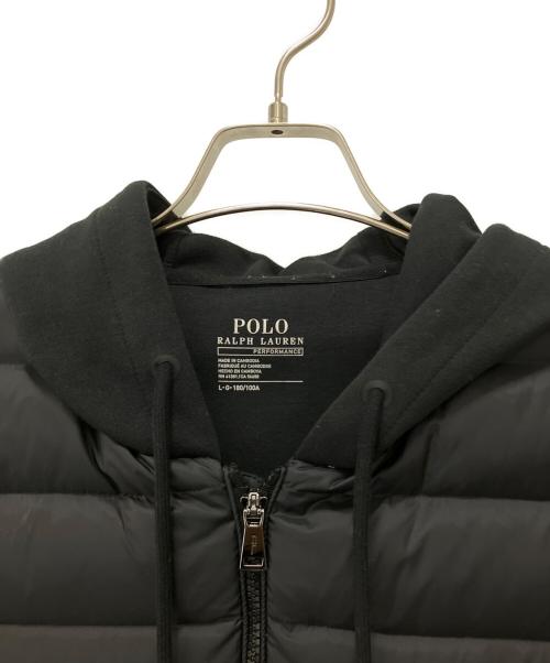 POLO RALPH LAUREN（ポロ・ラルフローレン）POLO RALPH LAUREN (ポロ・ラルフローレン) ダウンベスト ブラック サイズ:Lの古着・服飾アイテム